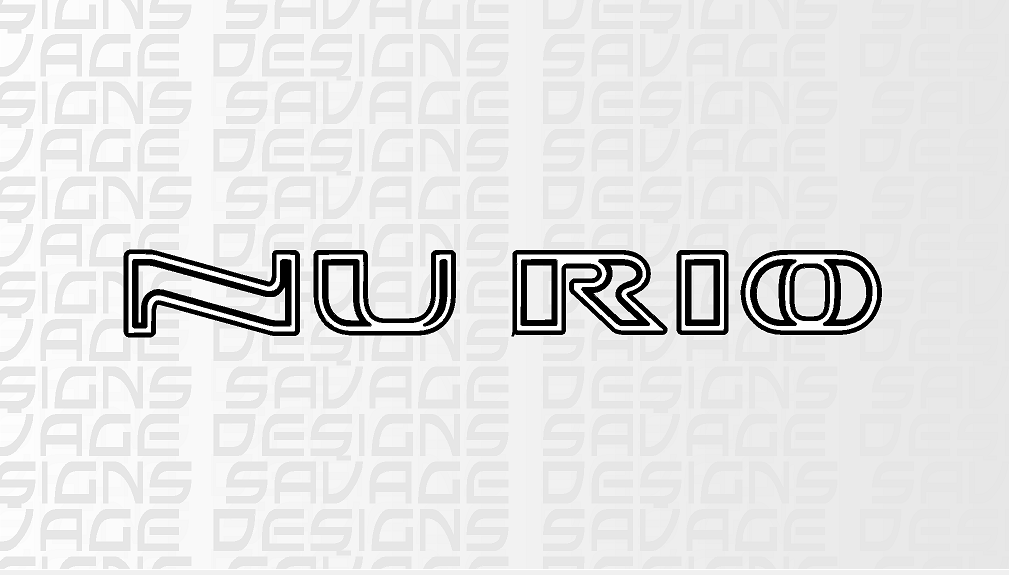 Nu Rio Colour / Caravan Decal / Sticker Various Sizes Colours
