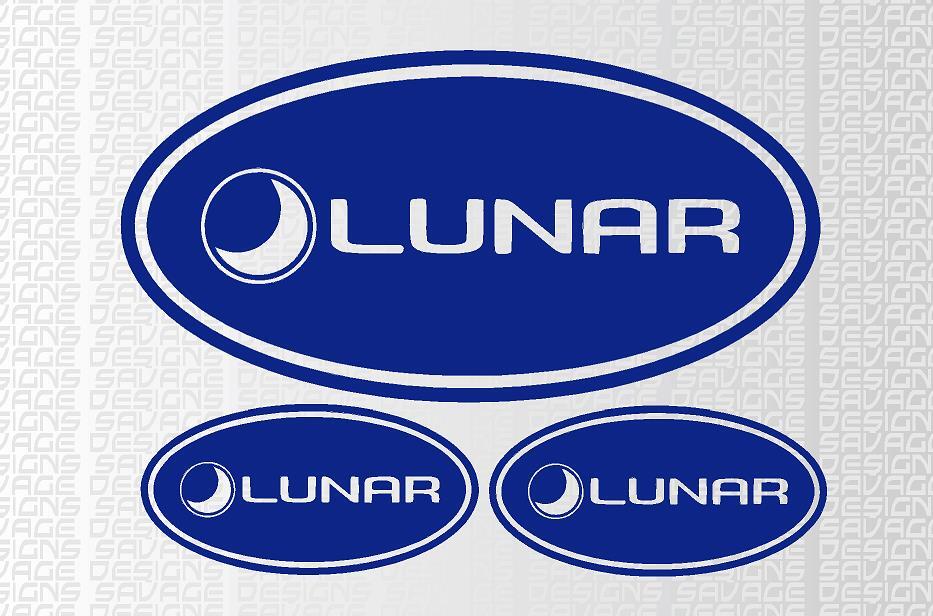 Lunar Logo Decal / Stickers Pack Caravan Decals