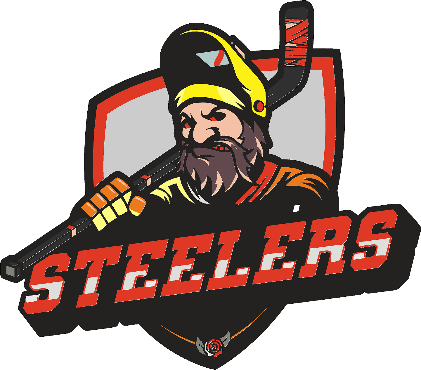 Sheffield Steelers Styled - Printed Vinyl Sticker