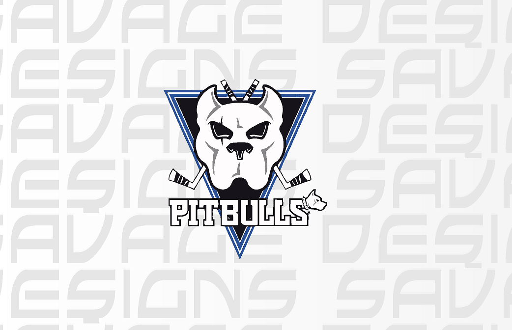 Bristol Pitbulls Ice Hockey car bumper sticker / wall decal