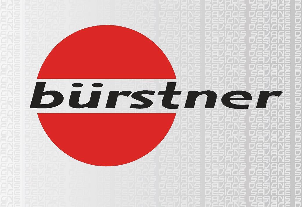 Burstner 2 Colour / Motorhome / Caravan Decals Various Sizes / Colours