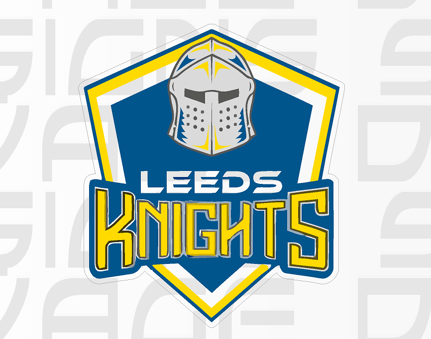 Leeds Knights Ice Hockey car bumper sticker / wall decal