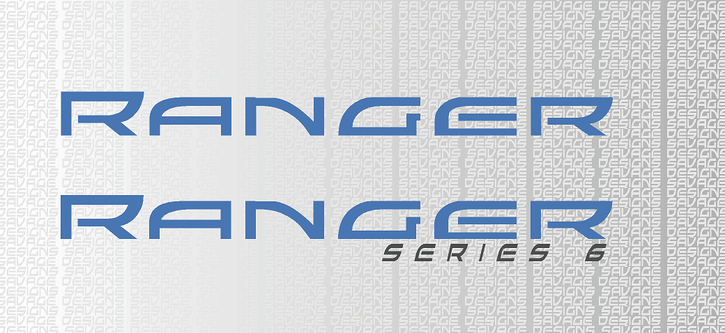 BAILEY Ranger SERIES 6 Caravan Replacement Decals Stickers Proper Match