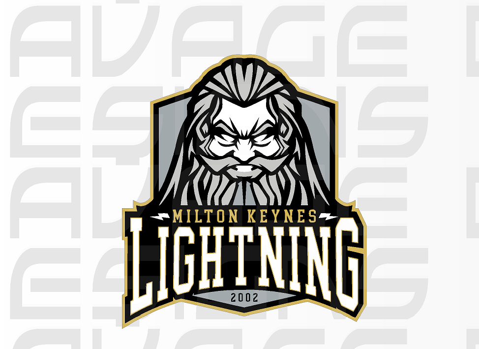 Milton Keynes Lightening Ice Hockey car bumper sticker / wall decal