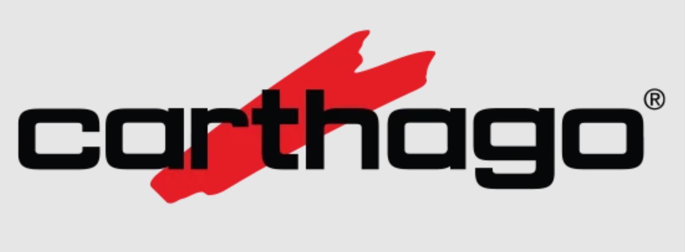Carthago 2 Colour / Motorhome / Caravan Decals Various Sizes / Colours