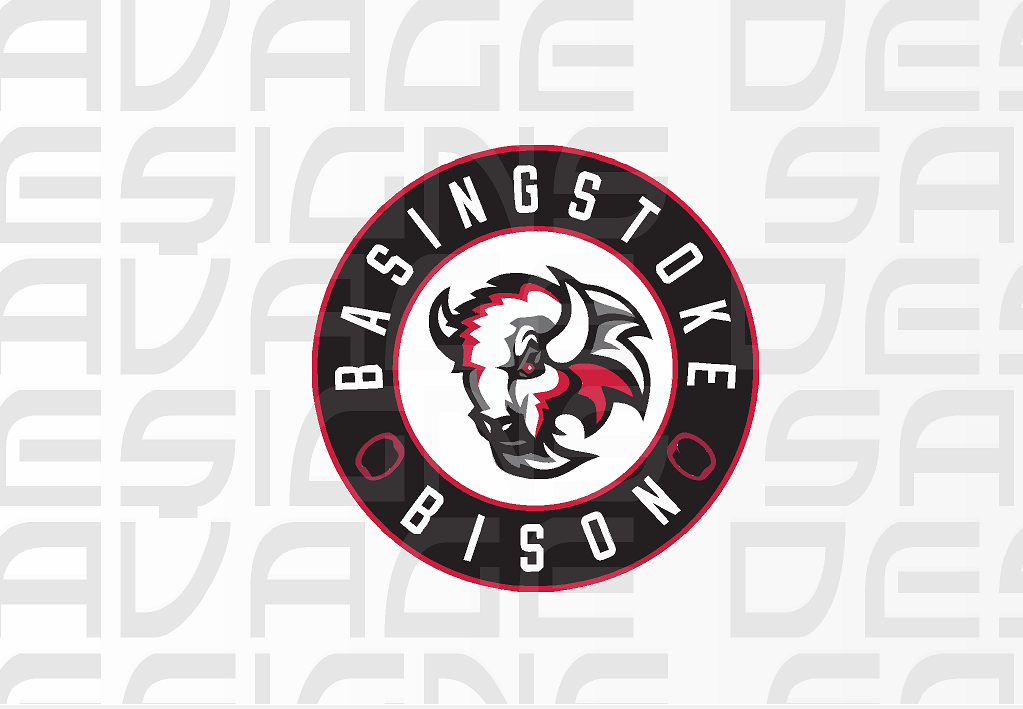 Basingstoke Bison car bumper sticker / wall decal