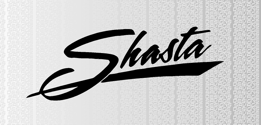 Shasta Caravan/Motorhome roof height decal