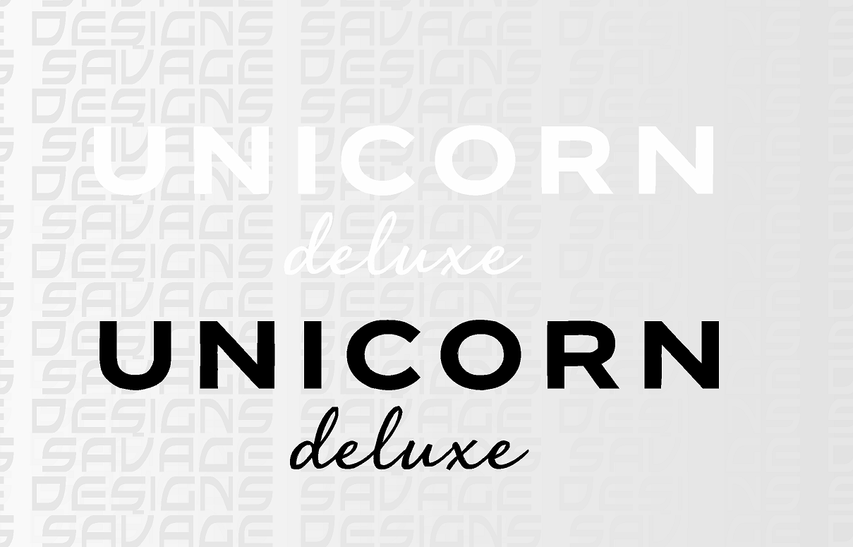 Unicorn Deluxe Colour / Caravan Decal / Sticker Various Sizes Colours