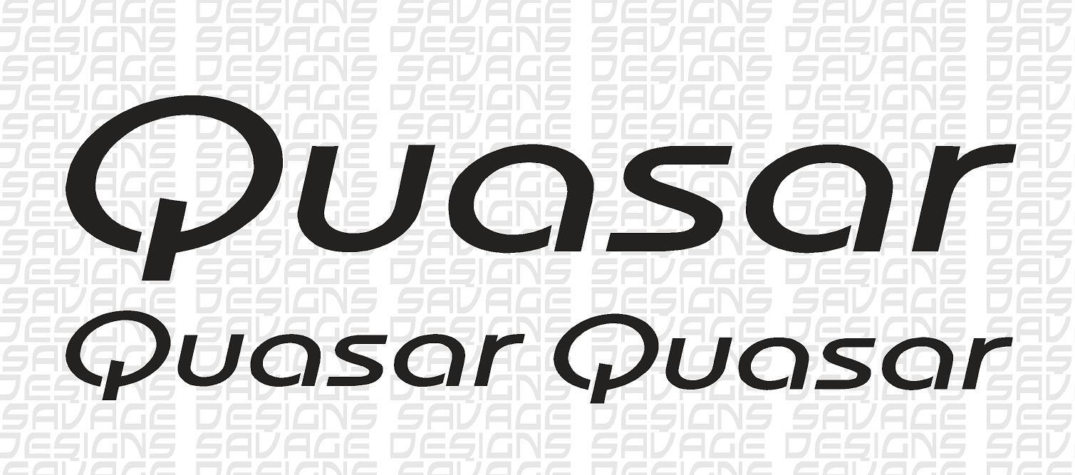 Lunar Quasar Decal / Stickers Pack Caravan roof height decal
