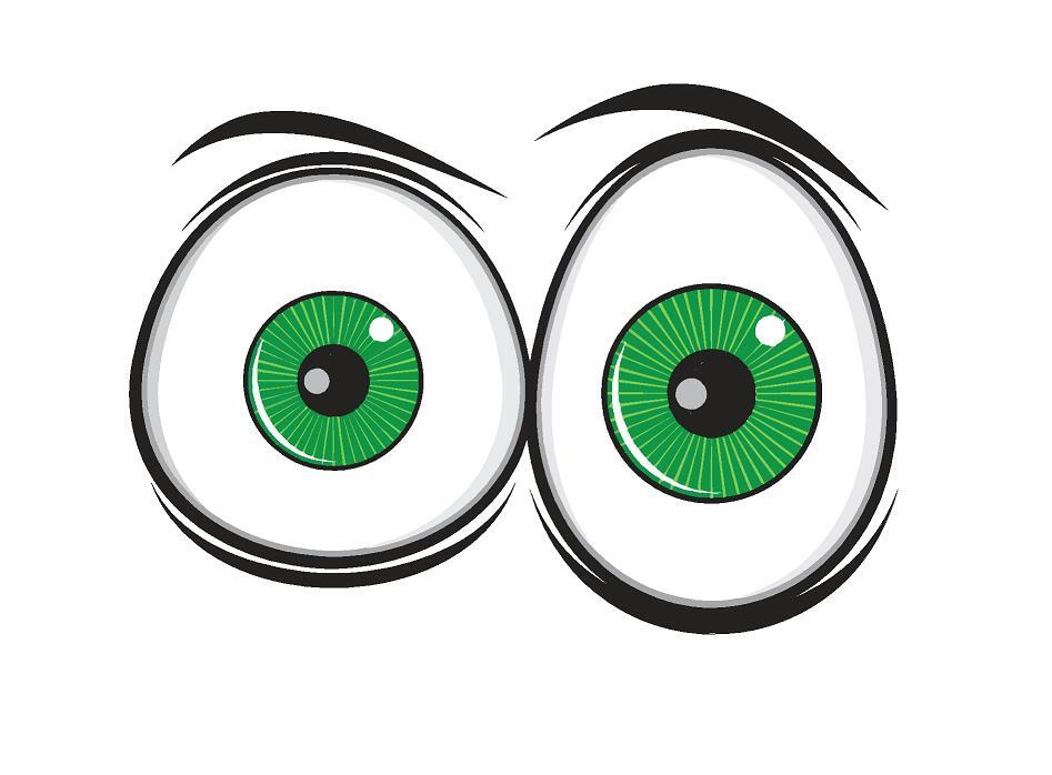 Giant Car Eyes Decals / Stickers car - camper - caravan