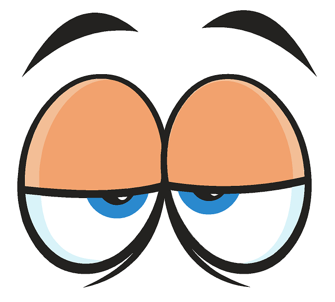 Giant Car Eyes Decals / Stickers car - camper - caravan