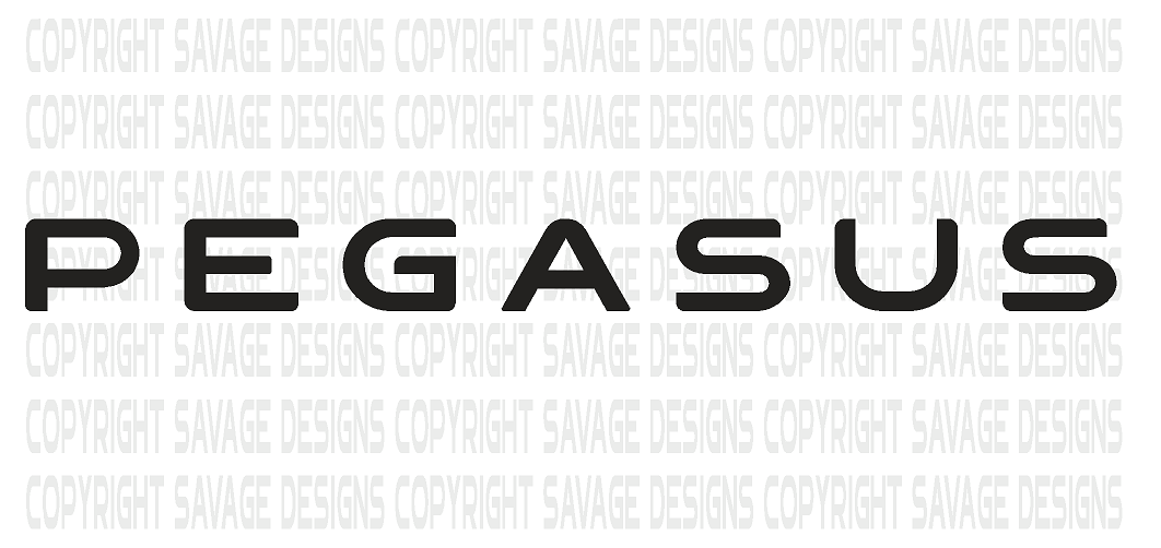 A Pair Of Bailey PEGASUS Caravan Decals Stickers various sizes