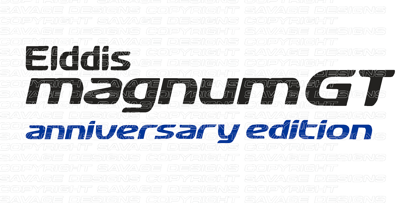 1 No Elddis Magnum GT Anniversary Edition / Caravan Decal/Stickers / Any Size