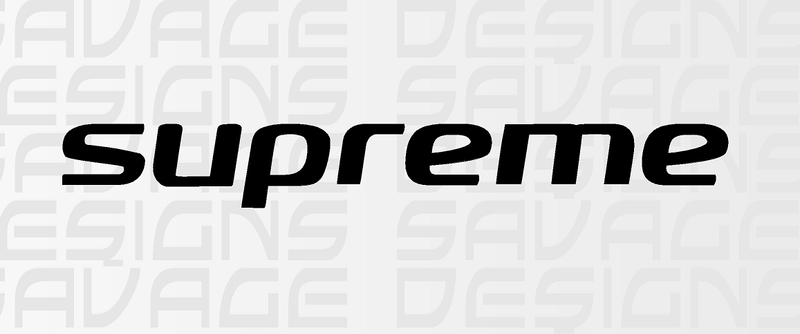 Elddis Supreme Decal Sticker custom sizes on request / colours