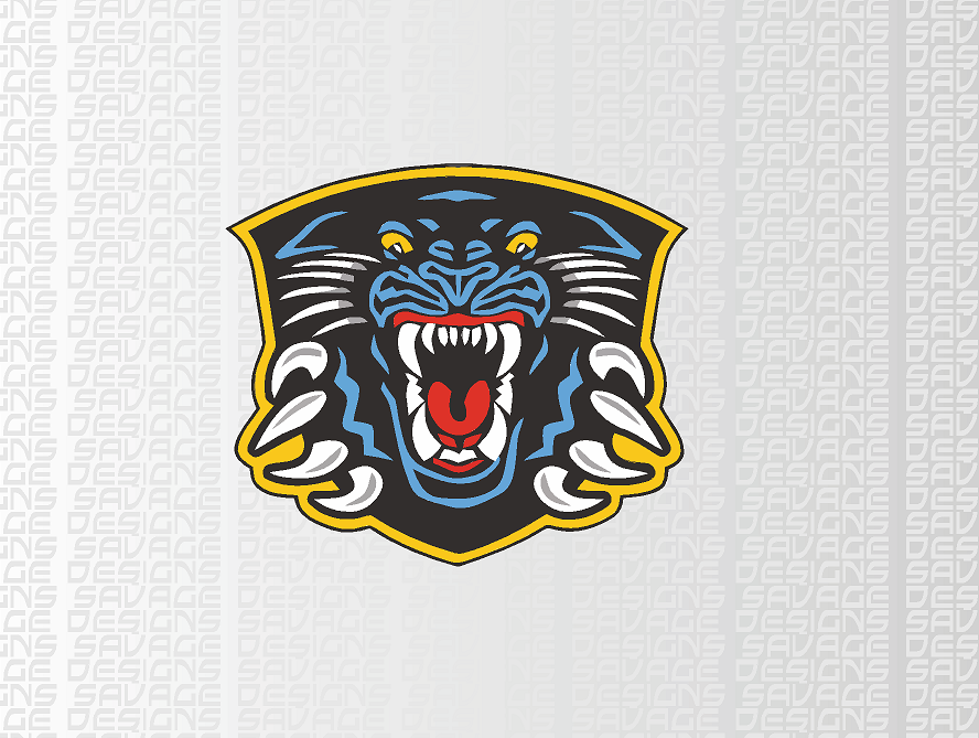 Nottingham Panthers Printed Vinyl Sticker