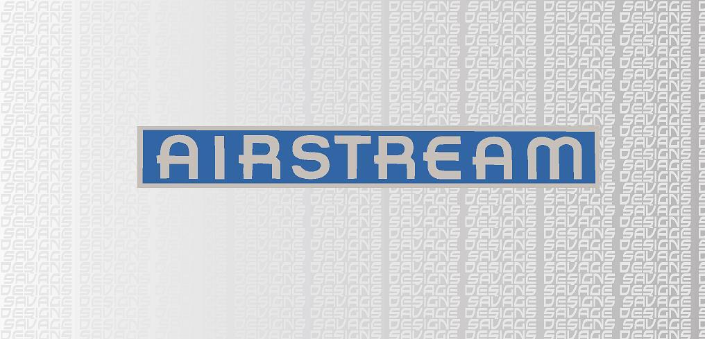Airstream Styled Decals / Stickers Various Sizes