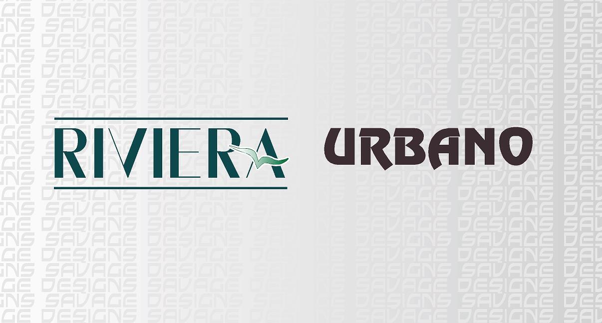 Riveria Urbano Colour / Motorhome / Caravan Decals Various Sizes / Colours