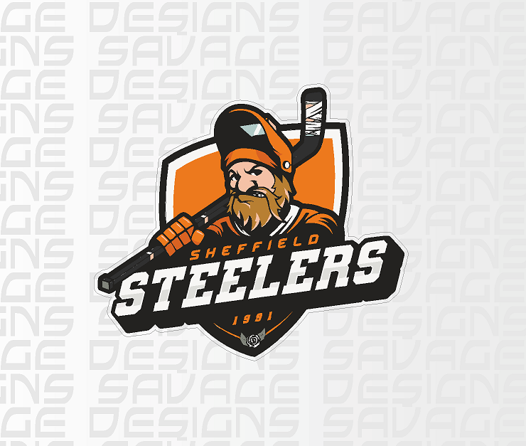 Sheffield Steelers - Printed Vinyl Sticker