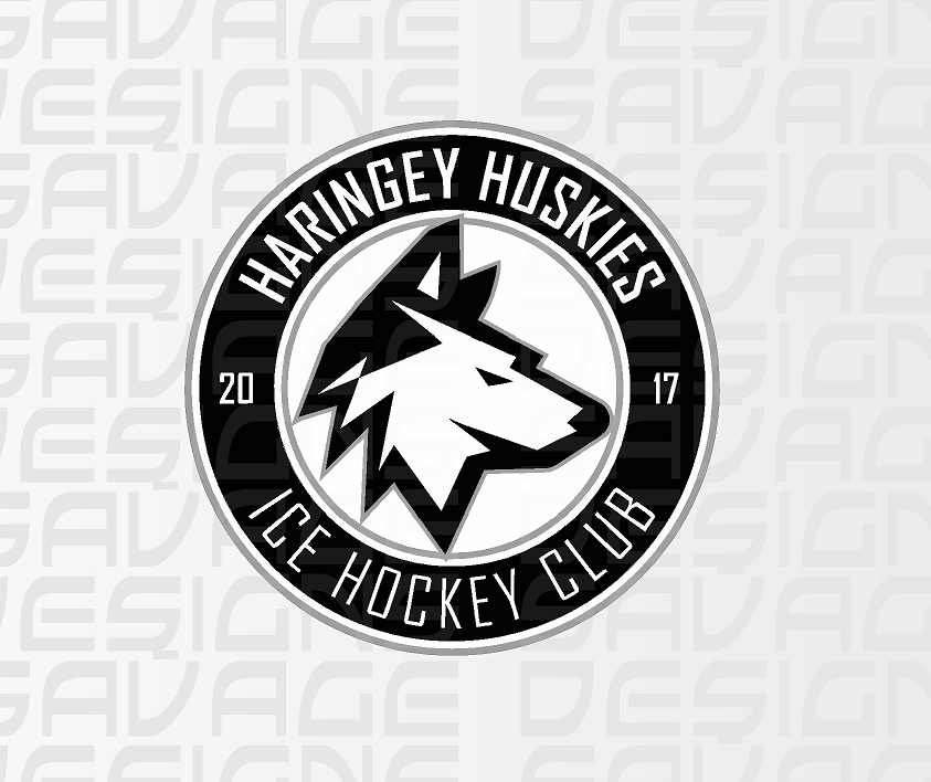 Haringey Huskies Ice Hockey car bumper sticker / wall decal