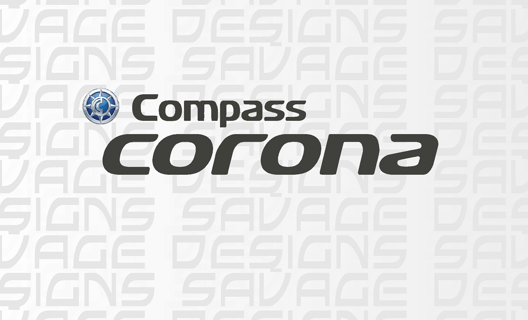 Elddis Compass Corona Colour / Caravan Decal / Sticker Various Sizes Colours