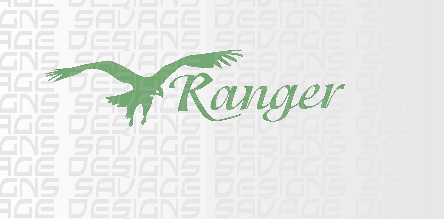 1 Ranger With Eagle / Caravan Decal/Stickers / Any Size