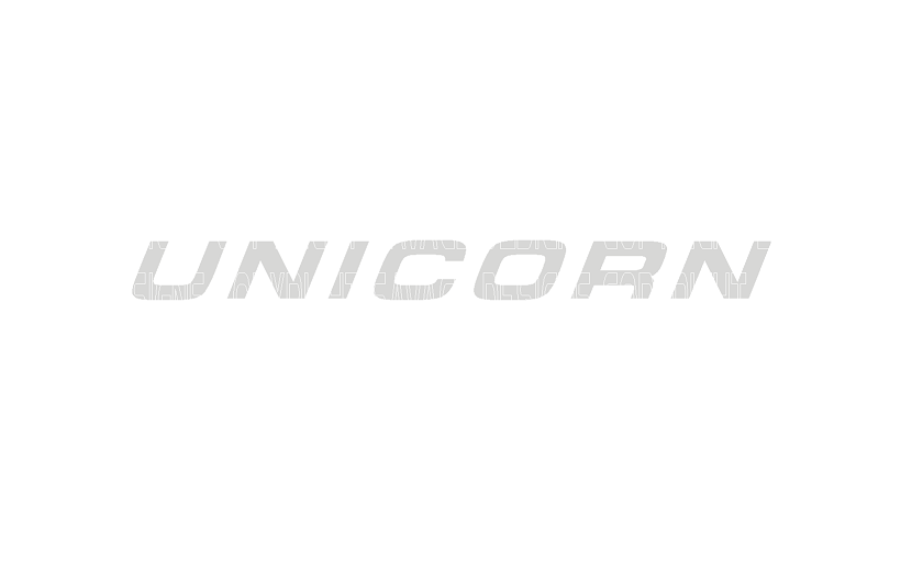 1 x Bailey unicorn in grey / Caravan Decal/Stickers / Any Size or colour avail