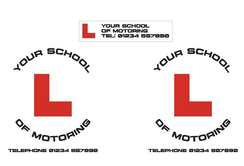 School of Motoring Decal/Stickers / Any Size