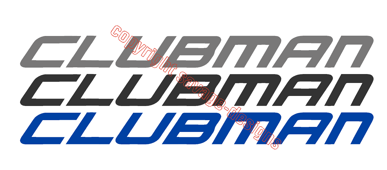 A Pair Of LUNAR CLUBMAN Caravan Decals Stickers Colour Choice 580 x 52 mm