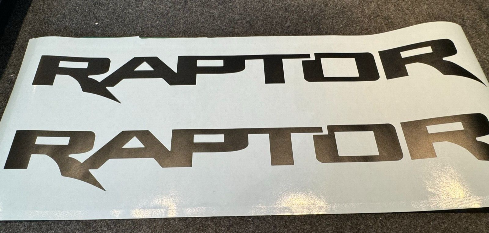 New 2023 Single Colour Ranger Raptor Stickers Decals Rear Graphics - Any Colour