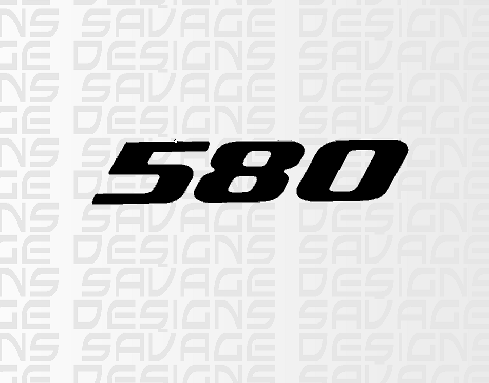 580 model number Colour / Motorhome / Caravan Decals Various Sizes / Colours