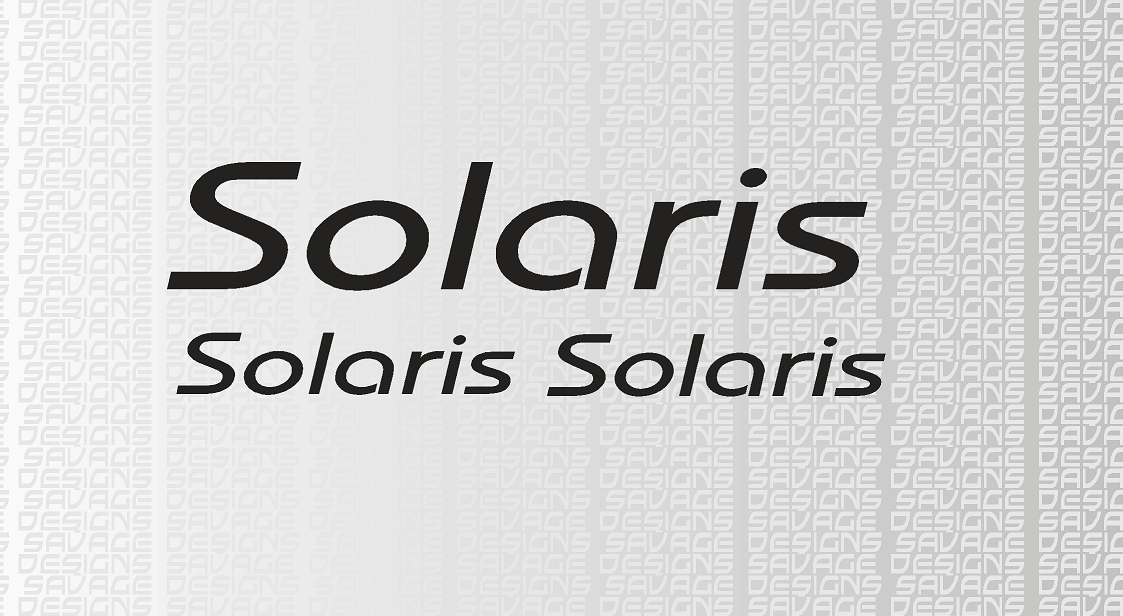Lunar Solaris Logo Caravan Decals - Pack or Singles