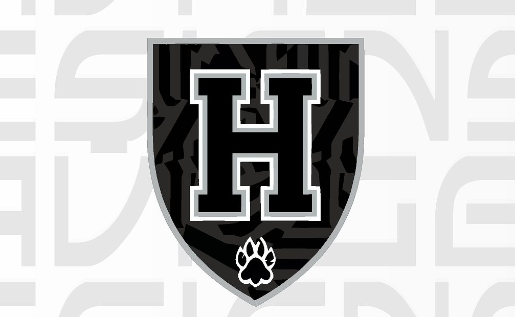 Haringey Huskies Ice Hockey Crest car bumper sticker / wall decal