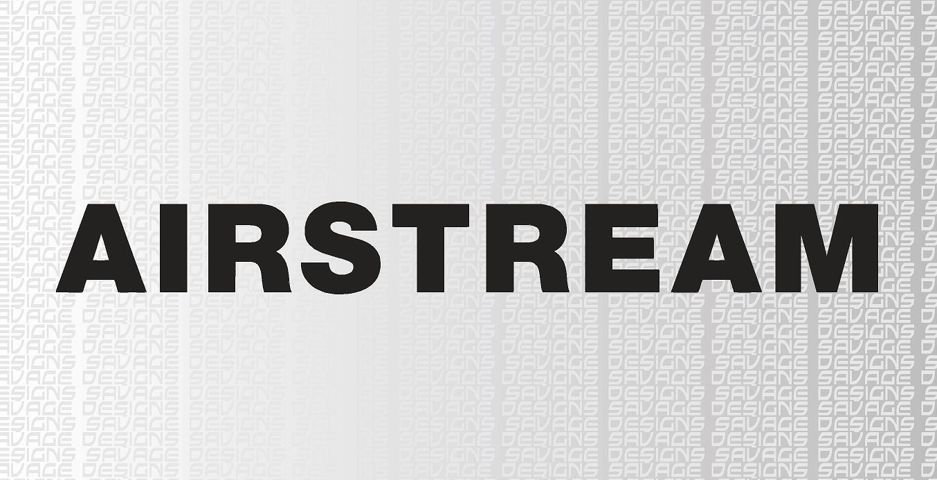 Airstream Decals / Stickers Pack Various Colours / Sizes