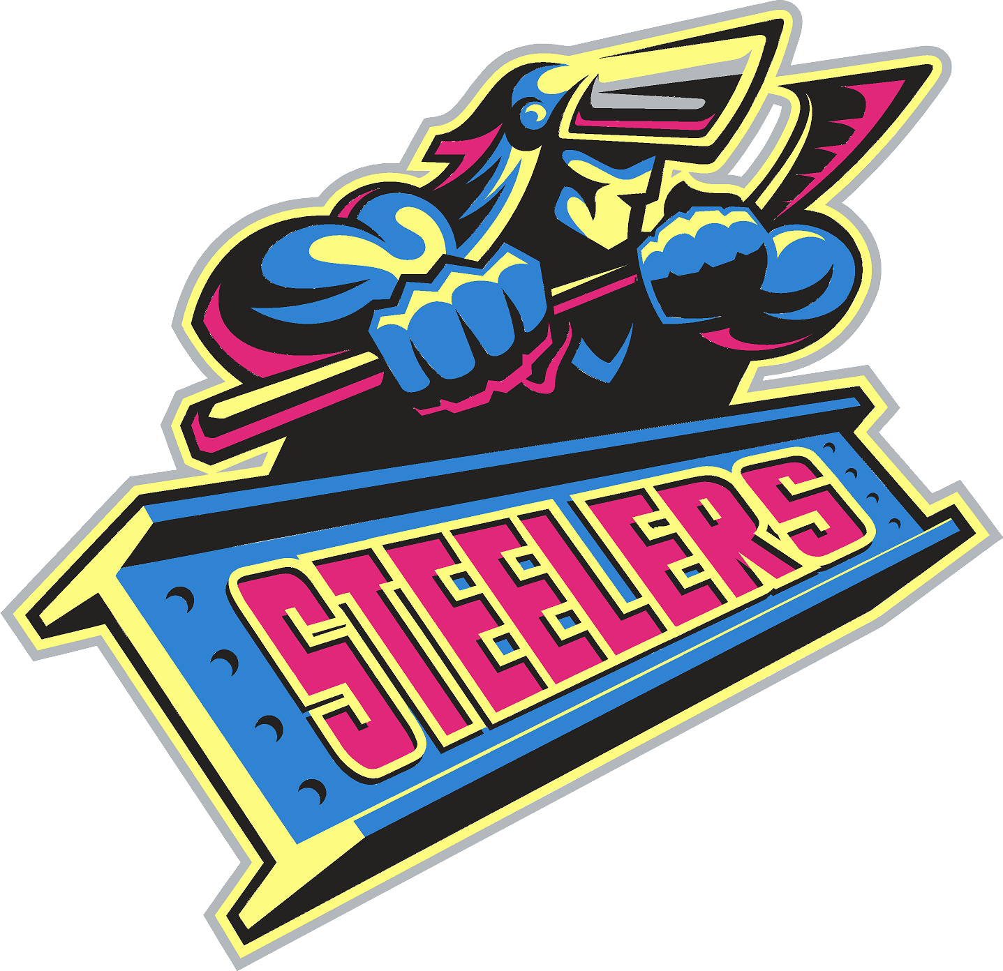 Sheffield Steelers Styled - Printed Vinyl Sticker