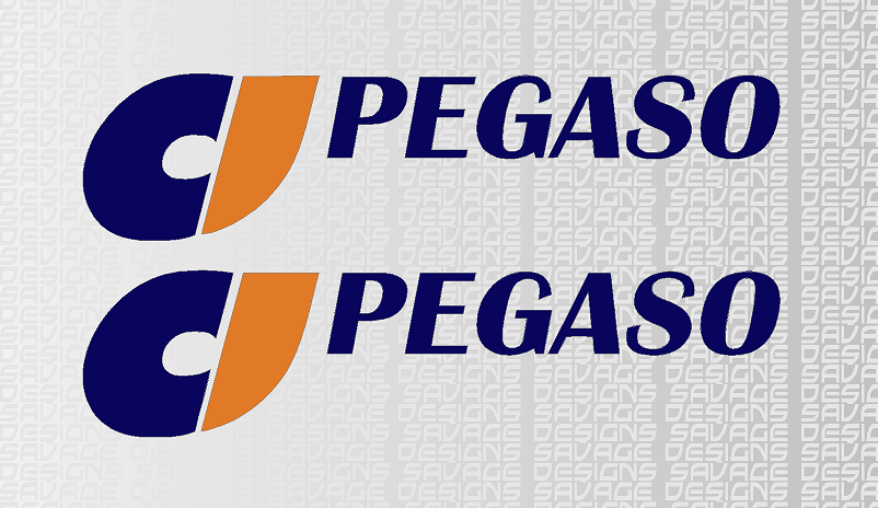 Ci Pegaso Motorhome Decal - Stickers - Any Size - Any Colours Black