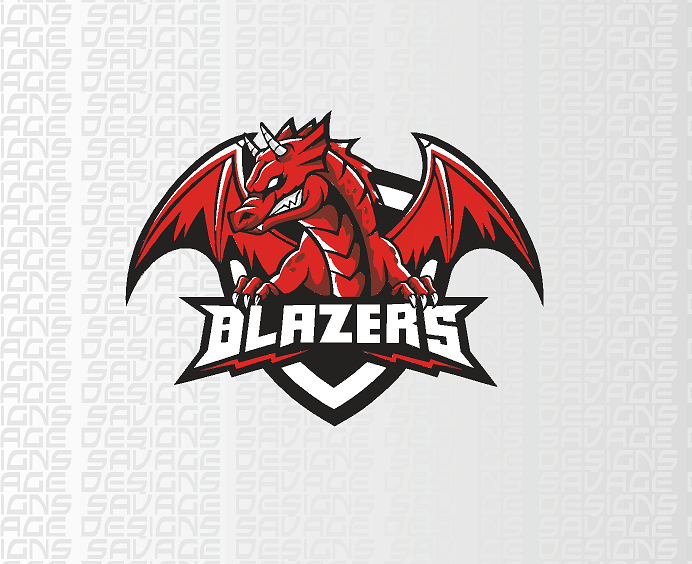 Sheffield Blazers Printed Vinyl Sticker