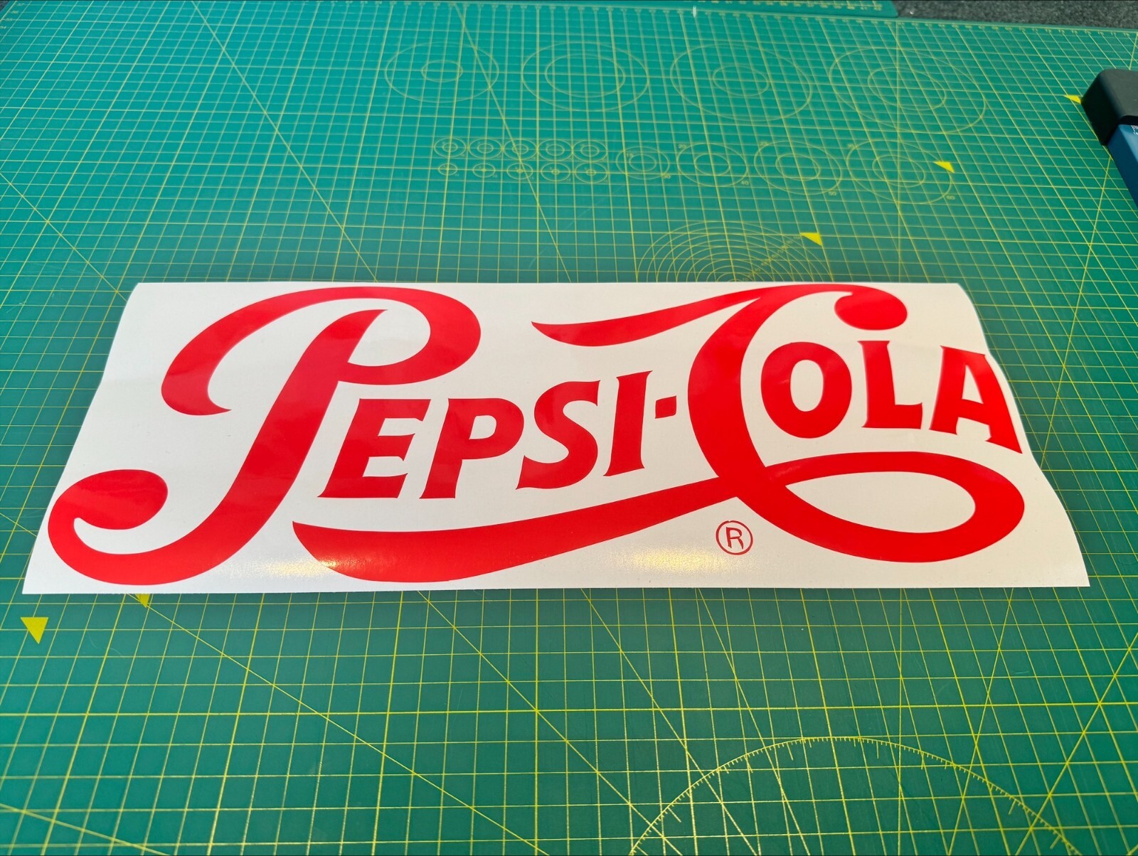 1940's Retro Style Pepsi Cola decal / sticker reproduction ANY SIZE