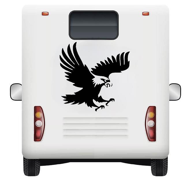 Eagle Camper / caravan Decal ALL SIZES Motorhome Moto-Camper Decal Vinyl